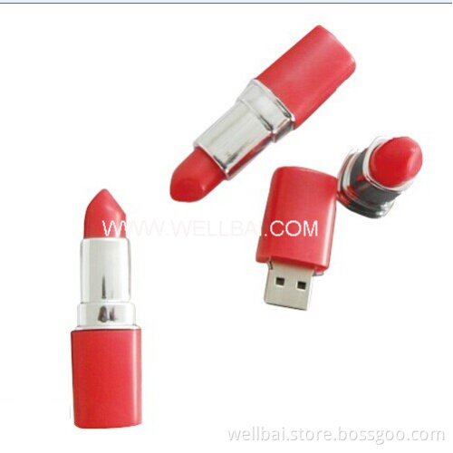 Plastic Lipstick USB Flash Memory